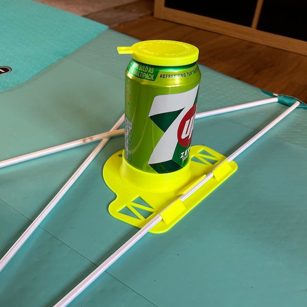 Paddle board can holder with lid