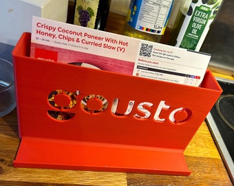 Card holder for your Gousto needs with divider tabs.