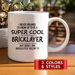 Bricklayer Mug&#39;s, Bricklayer Gift Mugs, Bricklayer&#39;s, Gift for a Bricklayer, Gift idea for a Bricklayer, Bricklayer Mug, Profession Mug&#39;s.
