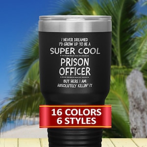 Prison Officer Travel Mugs, Prison Officer Tumbler, Gift for a Prison Officer, Gift idea for a Prison Officer, Profession Mug&#39;s.