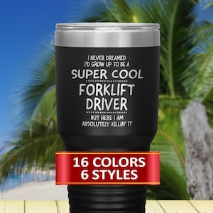 Forklift Driver, Forklift Driver Travel Mug, Gift for a Forklift Driver, Gift idea for a Forklift Driver, Forklift, Profession Mug&#39;s.