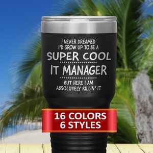 IT Manager Travel Mugs, Gift for an IT Manager, IT Manager Mug, Profession Mug&#39;s.