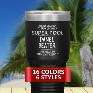 Panel Beater  Travel Mugs, Panel Beater Tumbler, Gift for a Panel Beater, Gift idea for a Panel Beater, Panel Beater, Profession Mug&#39;s.