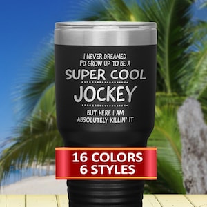 Jockey Travel Mugs, Jockey, Jockey Travel Mug, Gift for a Jockey, Gift idea for a Jockey, Jockey Mug, Jockey, Jockey Gifts, Profession Mug&#39;s