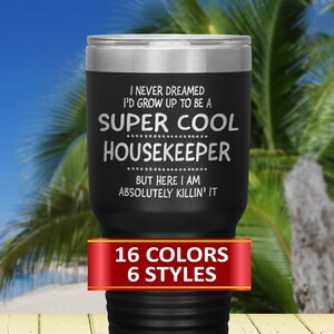 Housekeeper Travel Mug, Gift for a Housekeeper, Gift idea for a Housekeeper, Housekeeper Mug, Housekeeper, Profession Mug&#39;s.
