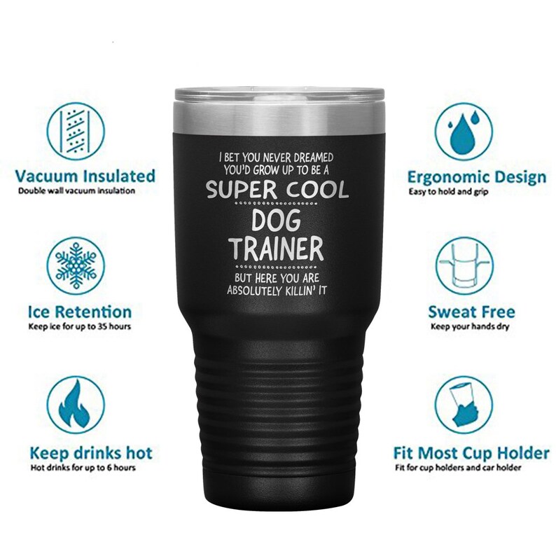 Dog Trainer Travel Mugs, Dog Trainer Gift Ideas, Gift for a Dog Trainer
