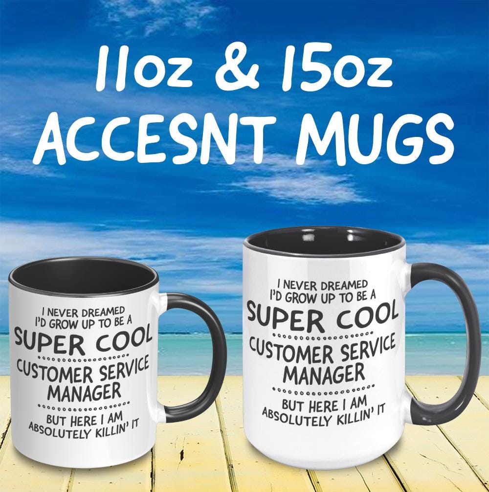 Customer Service Manager Mugs, Customer Service Manager Gift Idea's ...