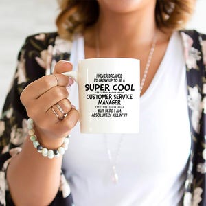 Customer Service Manager Mugs, Customer Service Manager Gift Idea's ...