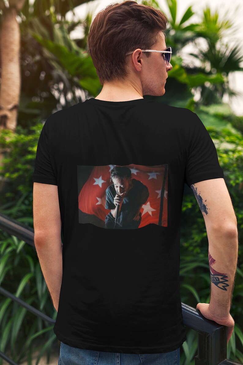 Glassjaw Material Control Red Flag Logo Front Daryl on Back Etsy