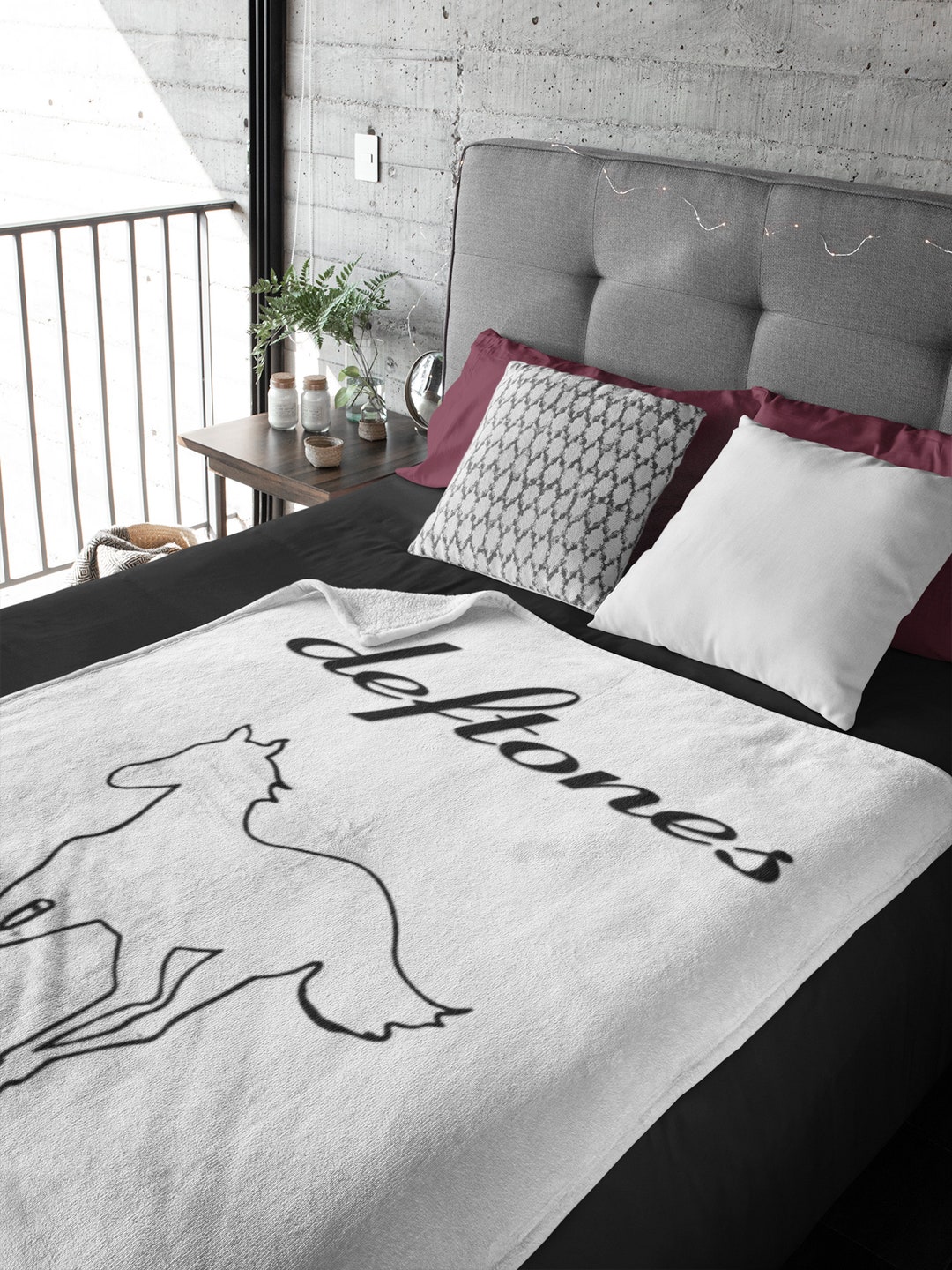 Deftones White Pony Blanket Decorative Comforter Home Etsy