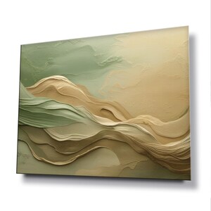 Topographic Abstract Kitchen Splashback – Heat Resistant, Toughened Glass