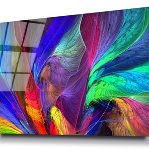 Colourised Glass Printing Wall Art - Glass Wall Art - Home Decoration - House Warming Gift - Interior Design Ideas - Wall Hangings