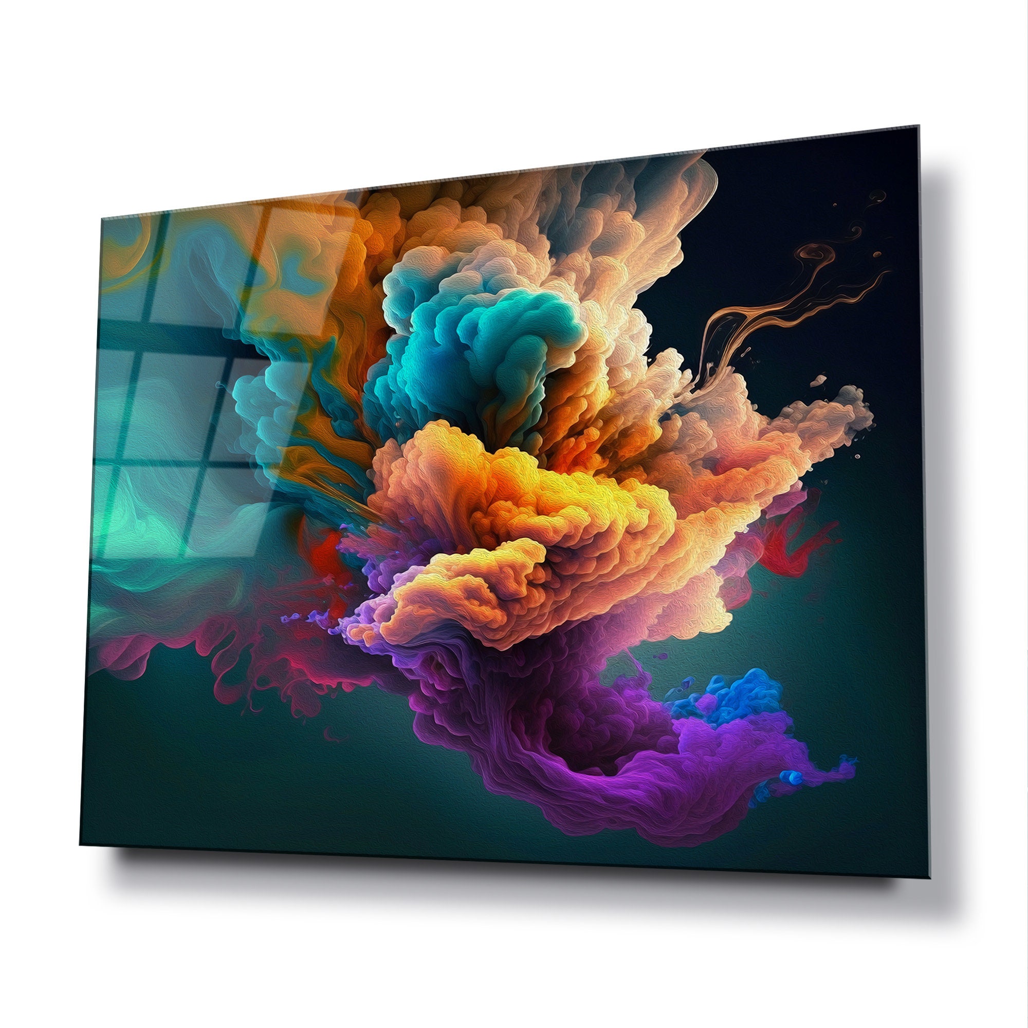 Abstract Splash Kitchen Splashback - Heat Resistant Glass Cooker Panel ...