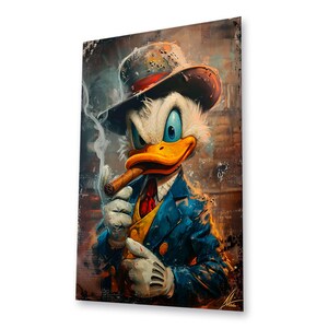 Donald Duck Smoking
