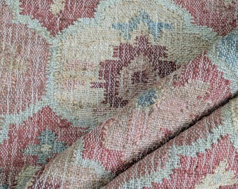 Pink Jute Area Rug, Large Flatweave, Boho Living Room Decor