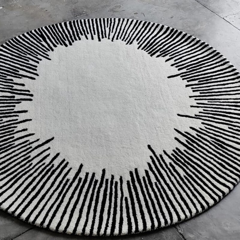 Large Round Rug - Etsy