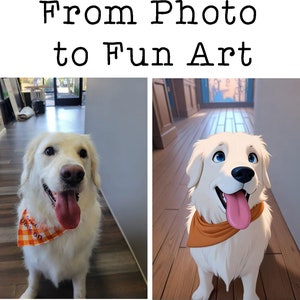 Custom Cartoon Pet Portrait | Refund if you don’t like it | Pet Illustration | Cute & Fun Pet Art | Digital Pet Art | Cute furry friends