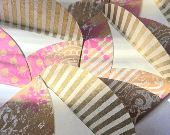 Artsy BOHO Grunge Gift/Note Card Envelopes | Set of Three | Two Styles