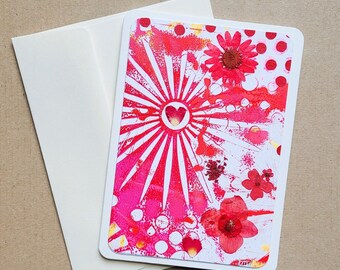 ArtCard―Original OOAK Abstract―Blank Inside