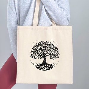 Tote Bag Tree of Life Tote Bag Boho Tree of Life Bag Spiritual 