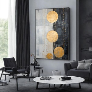 Neutrale Wandkunst, Schwarz, Weiß & Gold, moderne Wanddrucke, schwarze Schlafzimmerwandkunst, großes Goldwanddekor, Goldabstrakte Kunstdrucke