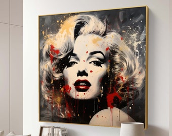 INSTANT DOWNLOAD / Monroe Style Art / Marilyn Monroe / Wall Art / Printable Art / Digital Download / Wall Decor / Fashion Print