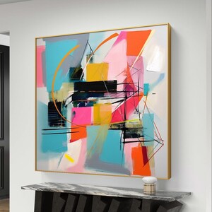 Abstract Vibrant, Abstract Digital Art, Abstract Art, Modern Wall Art, Digital Print, Printable Art, Digital Download, Wall Art