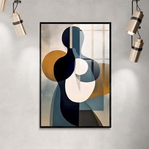 Zeitgenössische druckbare Kunst, geometrische abstrakte Malerei, druckbare Kunst