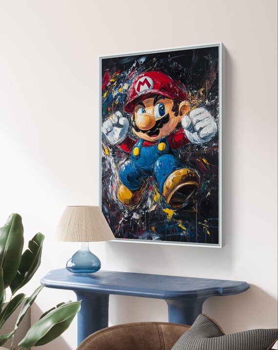 Super Mario's Graffiti Adventure Poster | Digital Download | Wall