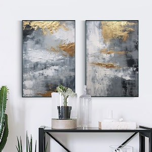 Abstract Art Print Set Modern Neutral Wall Art Set of 2 Nordic Prints Modern Abstract Art Modern Minimal Art Scandinavian Printable Abstract