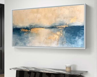 Horizon's Calm - Abstract Landscape digital art