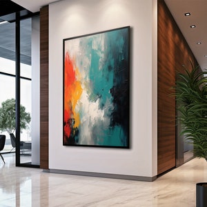 Colorful Wall Art Abstract, Printable Wall Art, Abstract Painting, Abstract print, Modern painting, Colorful Wall Decor