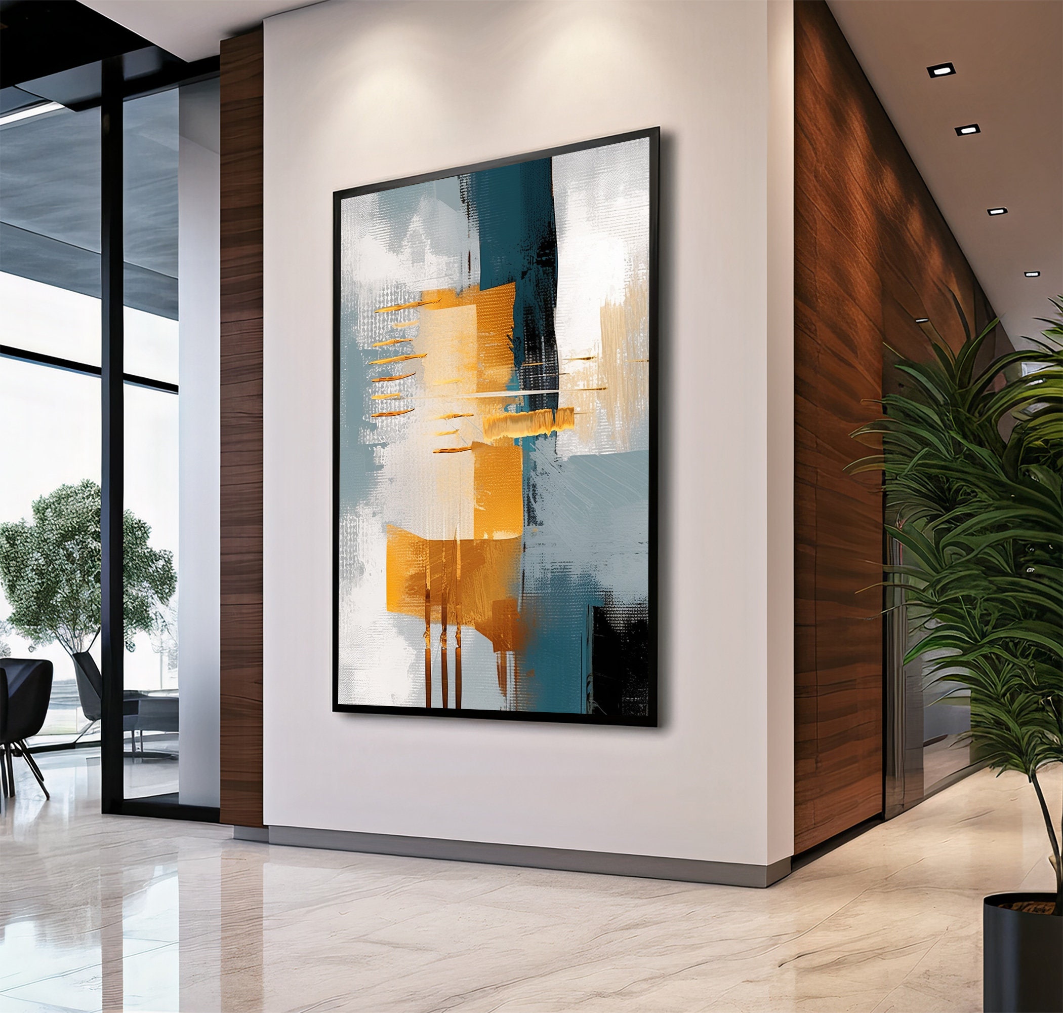 Colorful Abstract Wall Art Print: Modern Home Decor (digital Download ...