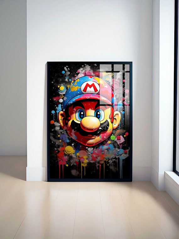 Super Mario's Graffiti Adventure Poster | Digital Download | Wall