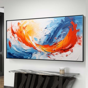 Colorful Wall Art Printable, Abstract Contemporary Bright Wall Art Prints, Modern Abstract Digital Painting, Abstract Digital Download Art