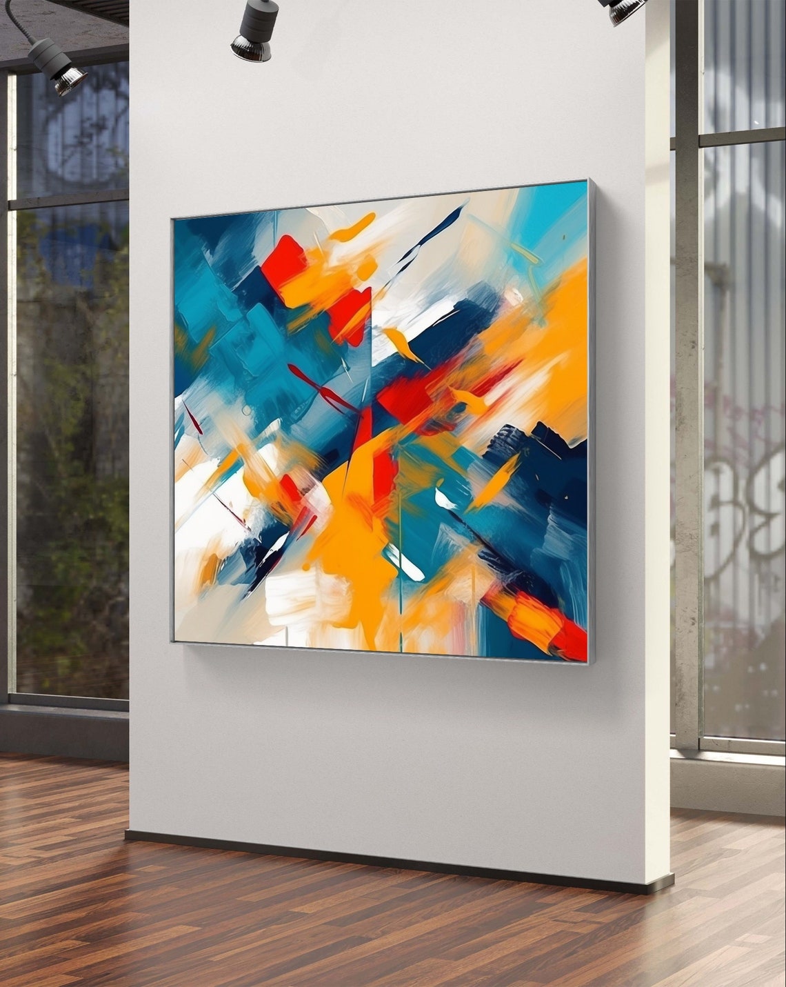 Abstract Print Colorful Abstract Art Print: Modern Wall Decor (digital Download) - Etsy