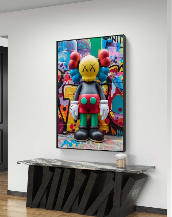KAWS Hypebeast Street Art Print, Digital Download