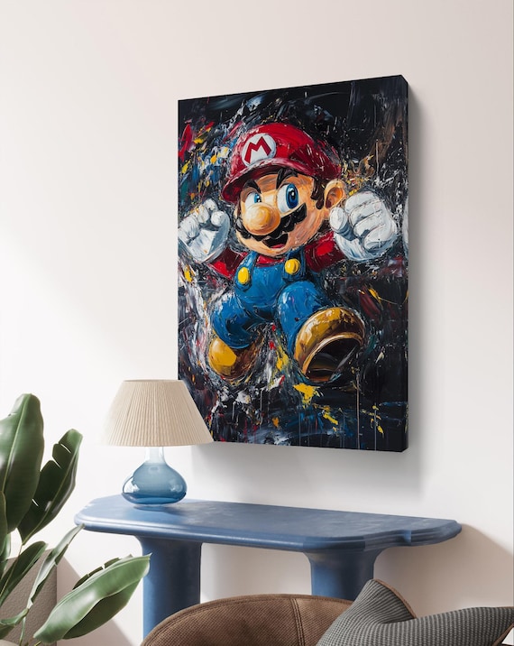 Super Mario's Graffiti Adventure Poster | Digital Download | Wall