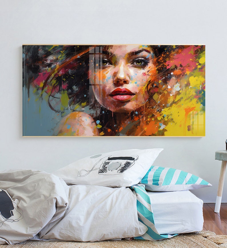 Abstract Woman Art Print – Black and Gold Lips (digital Download) - Etsy
