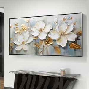 Arte de luxo com flores abstratas brancas e douradas para impressão, impressões de arte em branco, decoração de parede moderna e neutra, impressões digitais minimalistas