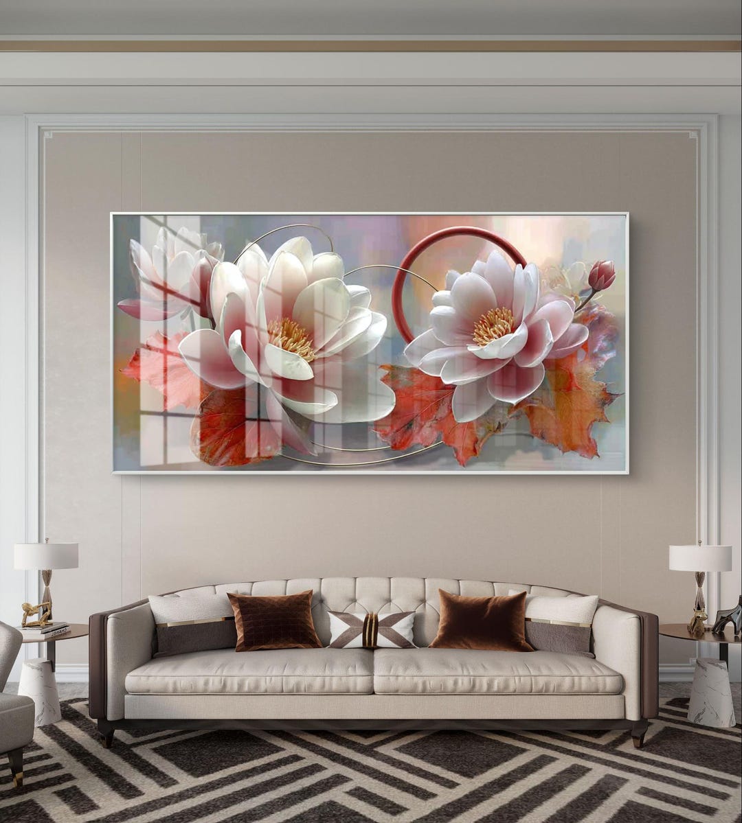 Pink Lotus Flowers – Elegant Digital Floral Wall Art Download - Etsy