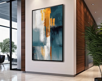 Farbenfrohe Abstrakte Wand Kunst Druck: Modernes Wohndekor (Digitaler Download)