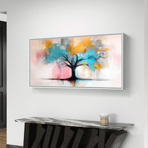Colorful Tree Abstract Art - Digital Download for Home Walls