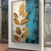 White and Gold Leaf Luxury Art Printable, Download, Luxury Gold Leaf ...