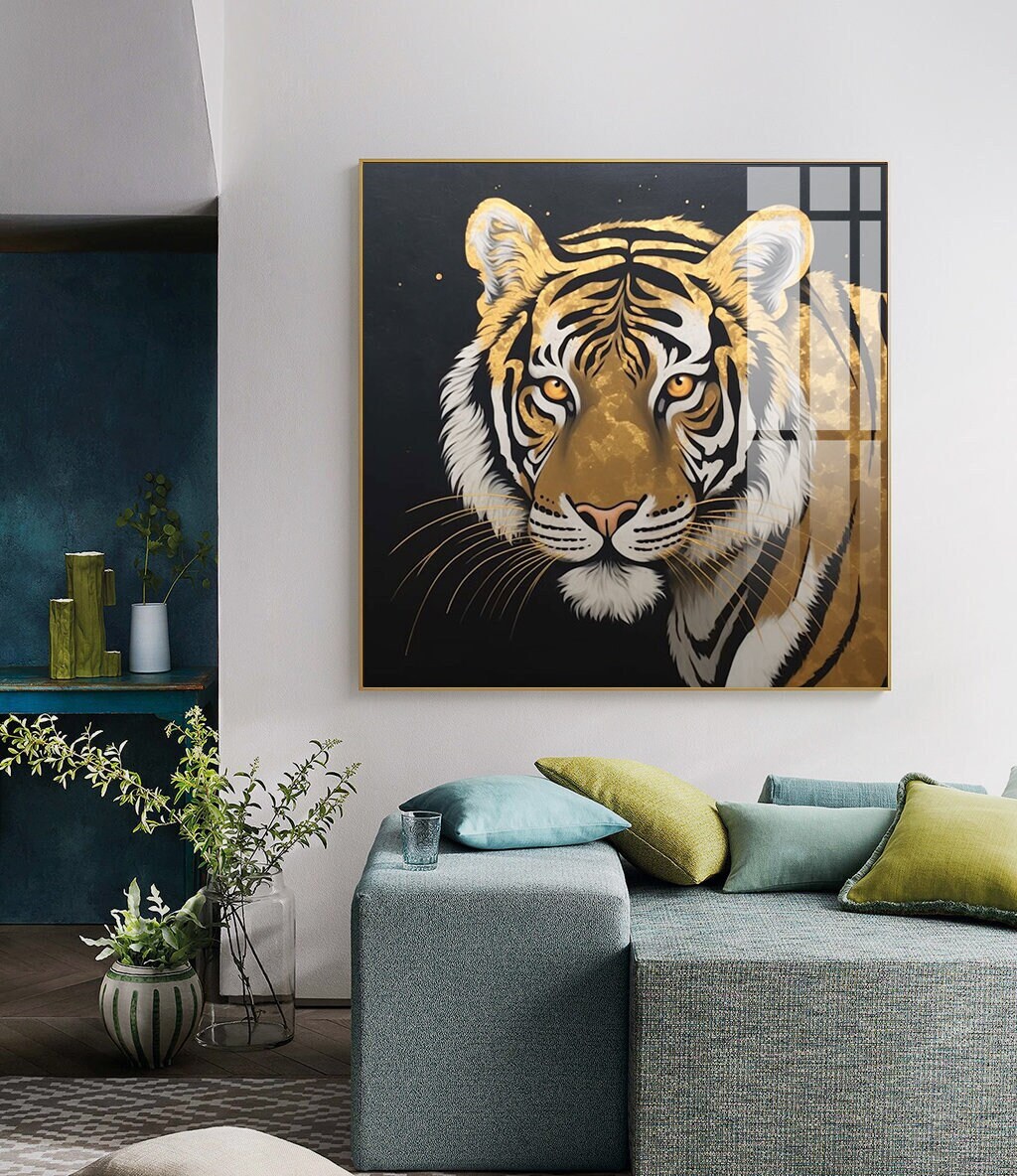Tiger Digital Poster Printable Animal Wall Art Digital Etsy