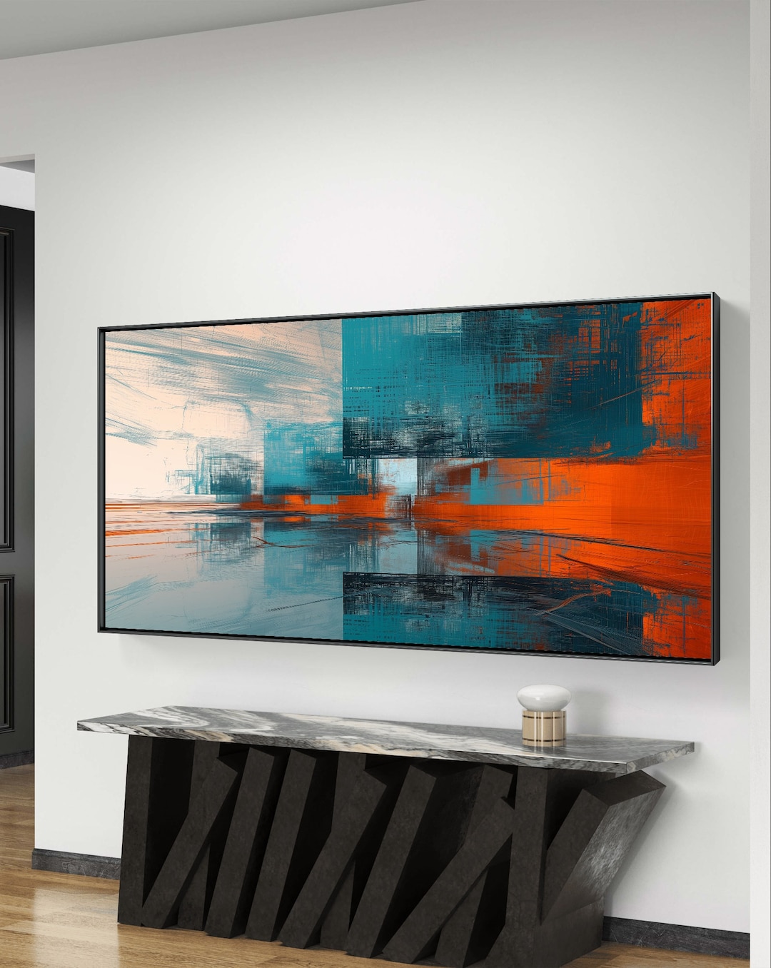 Large Abstract Printable Art, Large Wall Art, Abstract Painting Instant ...