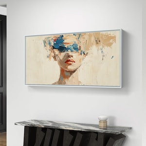 Bold Abstract Woman Portrait - Modern Wall Art Digital Download