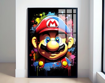 Super Mario's Graffiti Adventure Poster | Digital Download | Wall