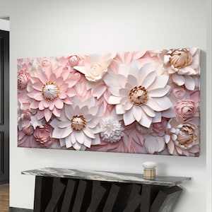 Abstract Flowers Printable Wall Art, Digital Download, Abstract Art, Contemporary, Botanical Art Print, Abstract Art Print