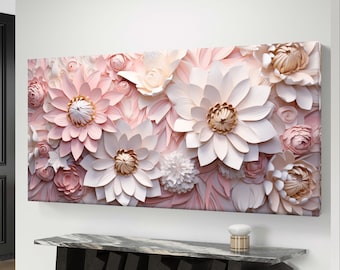 Abstract Floral Wall Art: Contemporary Botanical Print (Digital Download)